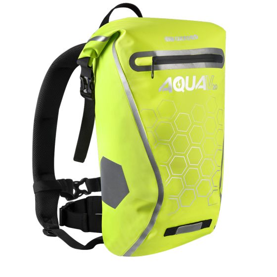 Oxford Aqua V20 Backpack - Yellow Hexagons