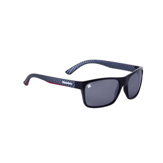 Snowbee Spectre Retro Full Frame Sunglasses -Black/Grey - Smoke Lens