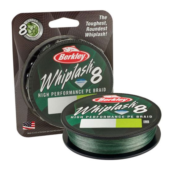 Berkley Whiplash 8 Braid - Green - 300m - 0.06mm