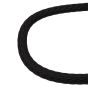 Q-Link Brand Waxed Cord Black Pack of 5 for Pendants