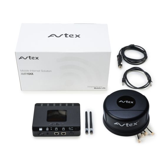Avtex AMR104x 4G Dual Sim & Wi-Fi Mobile Internet Solution - Black