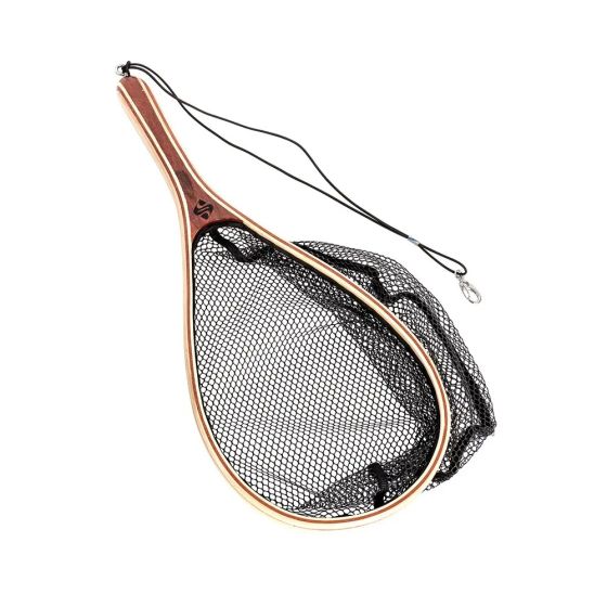 Snowbee Luxury Hand-Crafted Wooden Hand Trout Landing Net - S