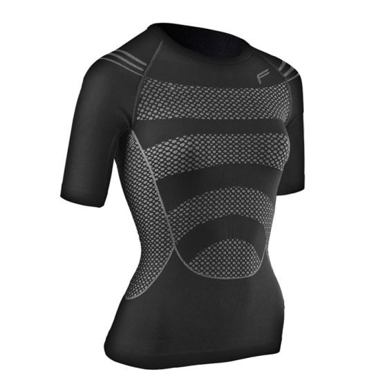 F-Lite Women's Megalight 200 Base Layer T-Shirt - Black - Small