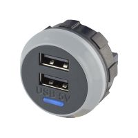 Alfatronix Powerverter USB Charger 12/24V DC 5A DC 2 x Output 