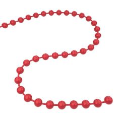 Q-Link Brand Ball Chain Dynamic Red 30''