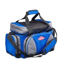 Berkley System Bag L with 4 Tackle Boxes & Top Cooler - Blue/Grey