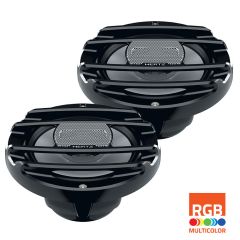 Hertz 200W 8" HMX 8 S-LD RGB LED IP65 Marine Speakers - Black
