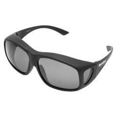Snowbee Over-Spec Sunglasses - Matt Black / Smoke Green