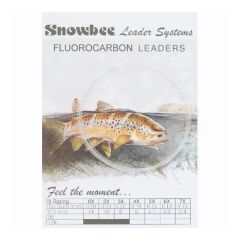 Snowbee Fluorocarbon Leader FL9-5X - 9' 0.15mm 3lb