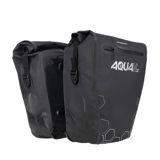 Oxford Aqua V 32 Double Pannier - Black 