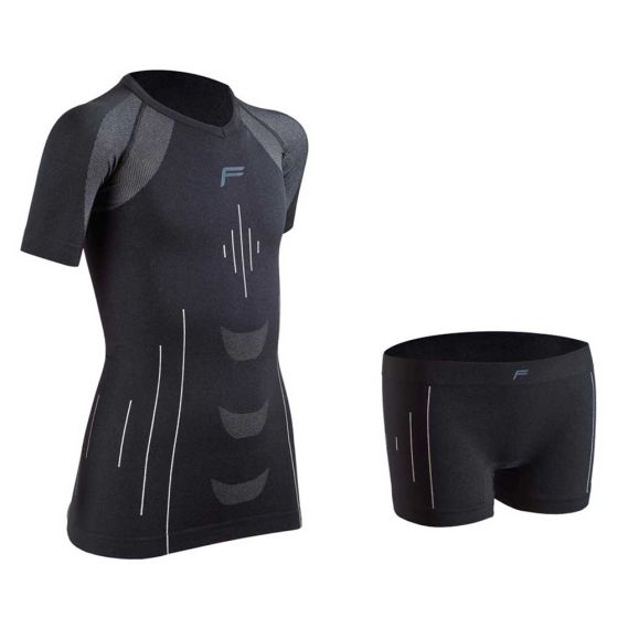 F-Lite Kid's Megalight 140 Base Layer Set - Black - JS