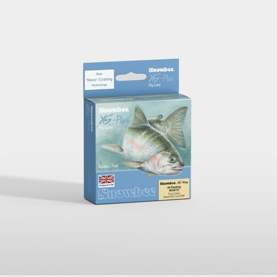 Snowbee XS-Plus Twin Colour Floating Fly Lines - Ivory / Blue