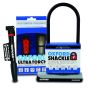 Oxford Cycling Accessory Bundle - Shackle Lock, Lighting and Pump