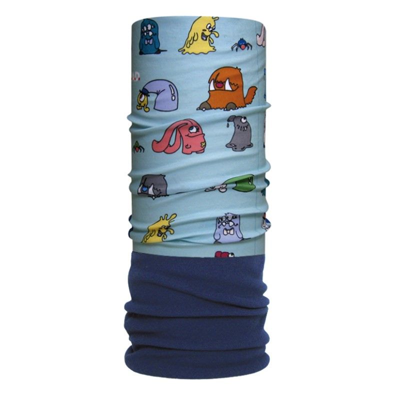 H.A.D. Originals Kid's Monster Family Fleece Scarf Blue/Mint One Size