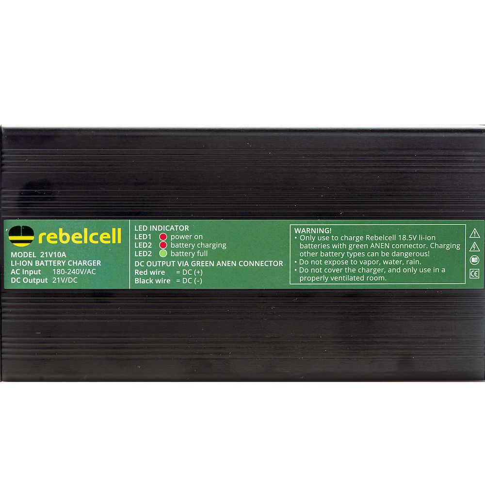 Rebelcell 21V10A Charger for Outdoorbox ThrustMe