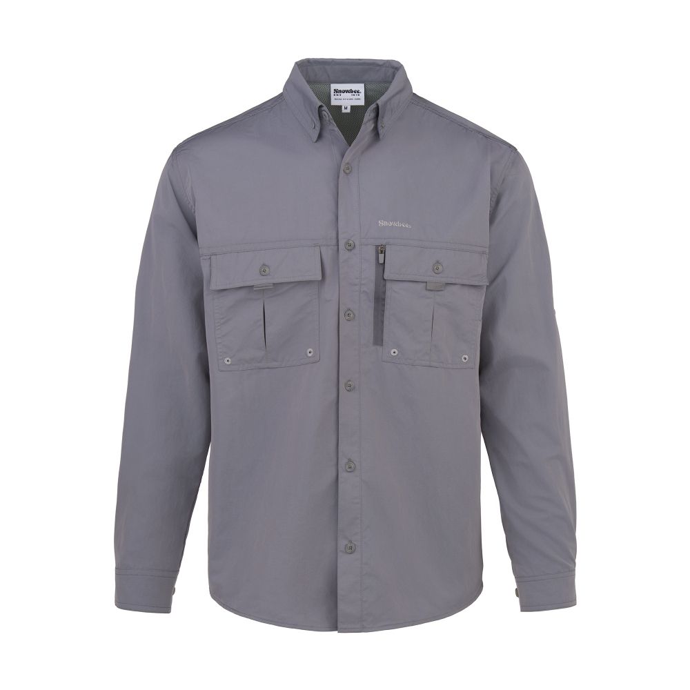 Snowbee Prestige Technical Fishing Shirt - Grey