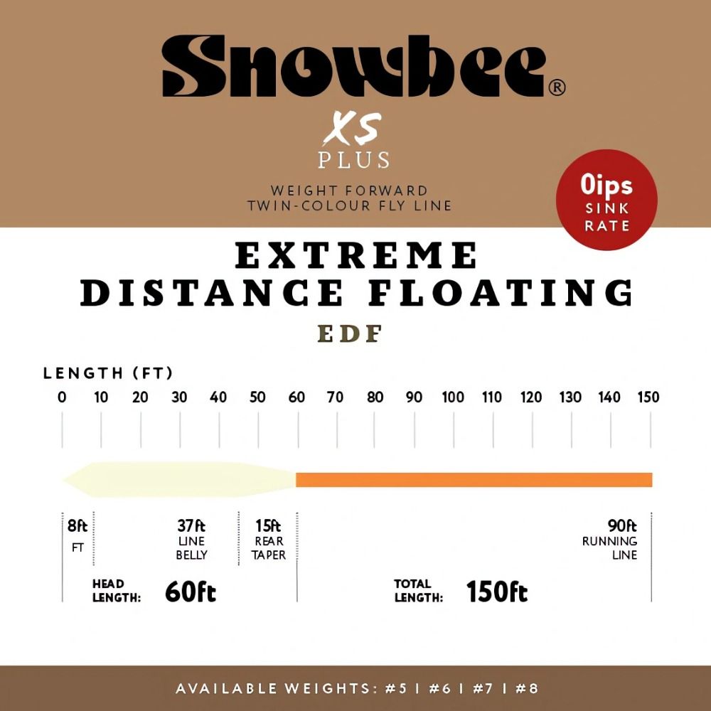 Snowbee XS-Plus Extreme Distance Floating Fly Lines