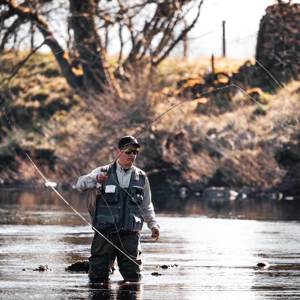 Snowbee Prestige Technical Fishing Shirt - Blue