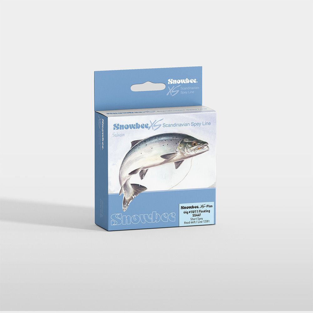 Snowbee XS-Plus Short Spey Line with Continuous Running Line - Blue
