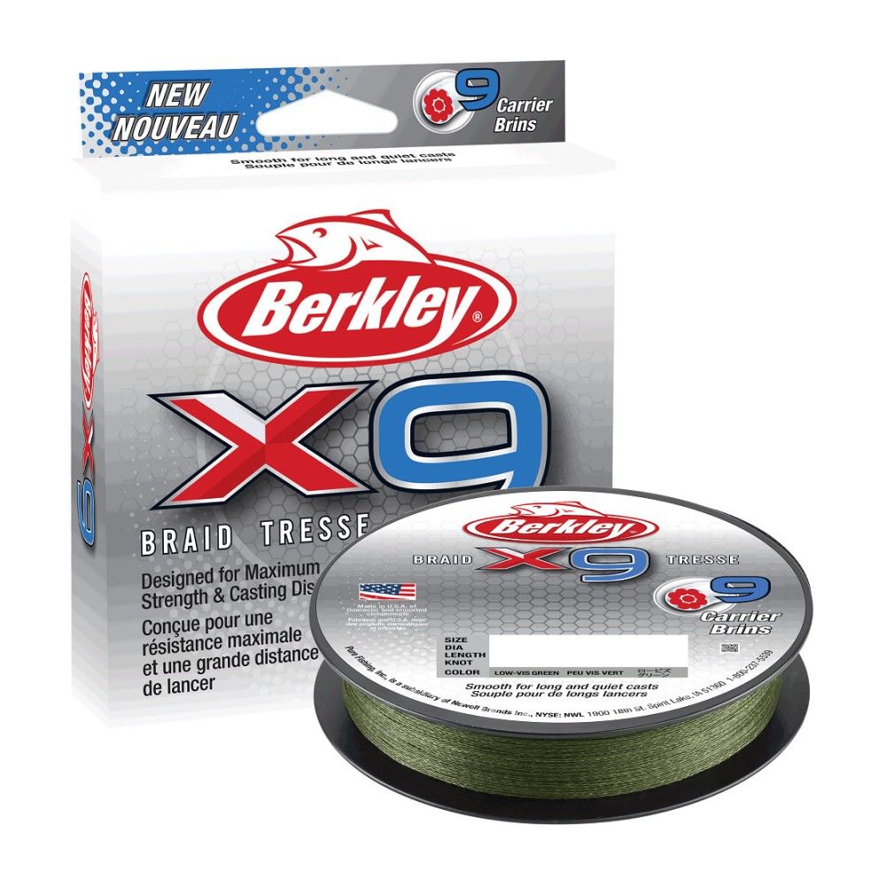 Berkley X9 9 Strand 300m Fishing Braid