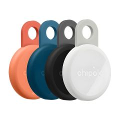 Chipolo LOOP Tracking Tag - 4 Pack - Charcoal, Chalk, Navy, Coral