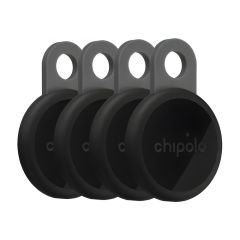Chipolo LOOP Tracking Tag - 4 Pack - Charcoal