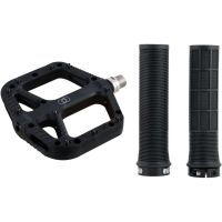 Oxford Loam Pedal & Driver Grip Bundle Black