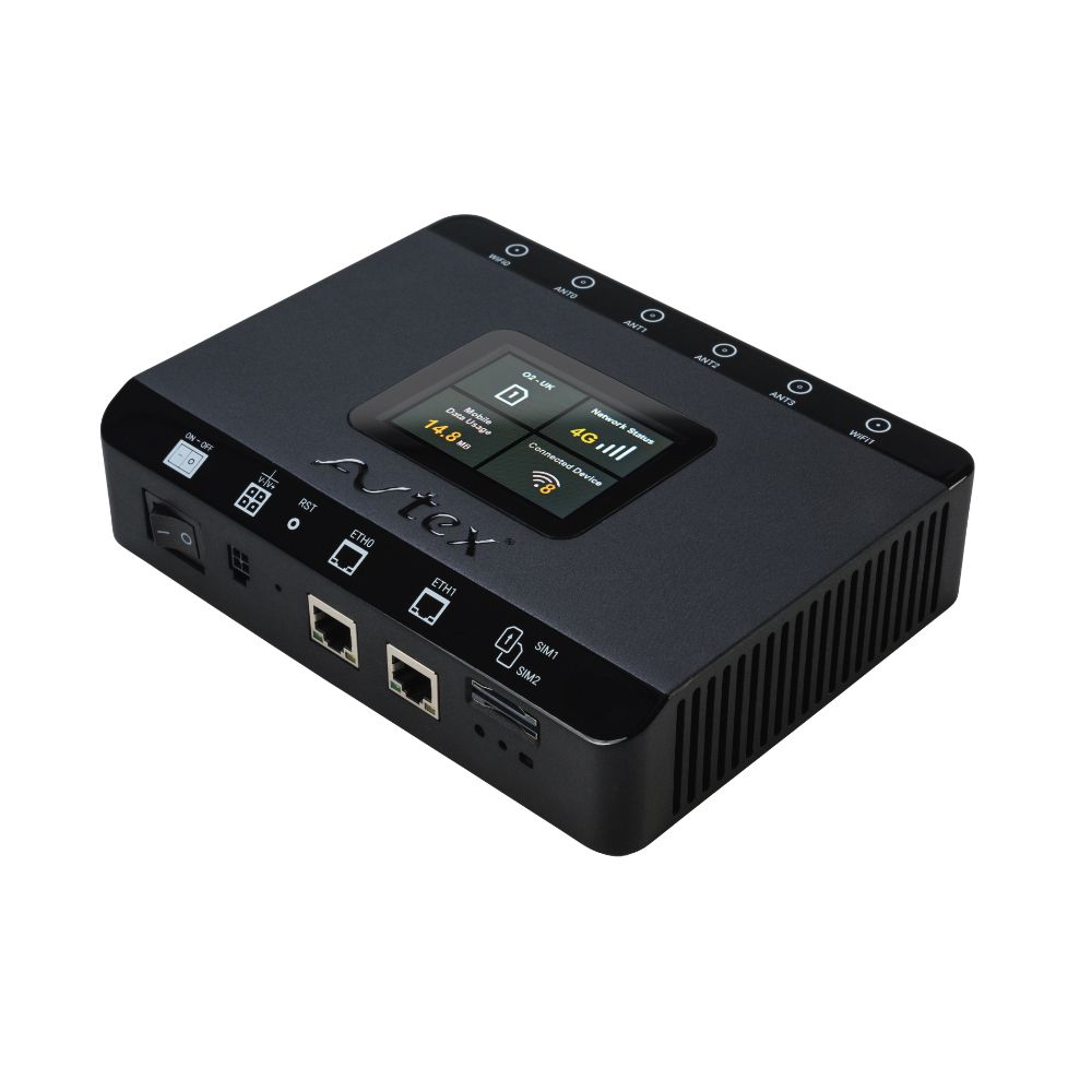 Avtex AMR105X 5G Dual Sim & Wi-Fi 6 Mobile Internet Router - Black