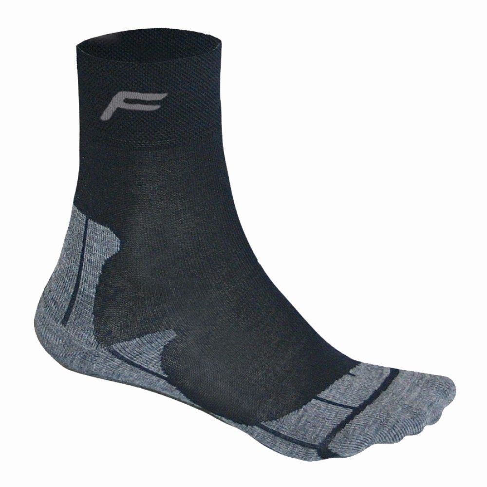 F-Lite Trekking Light Socks - Black / Anthracite - 3-5