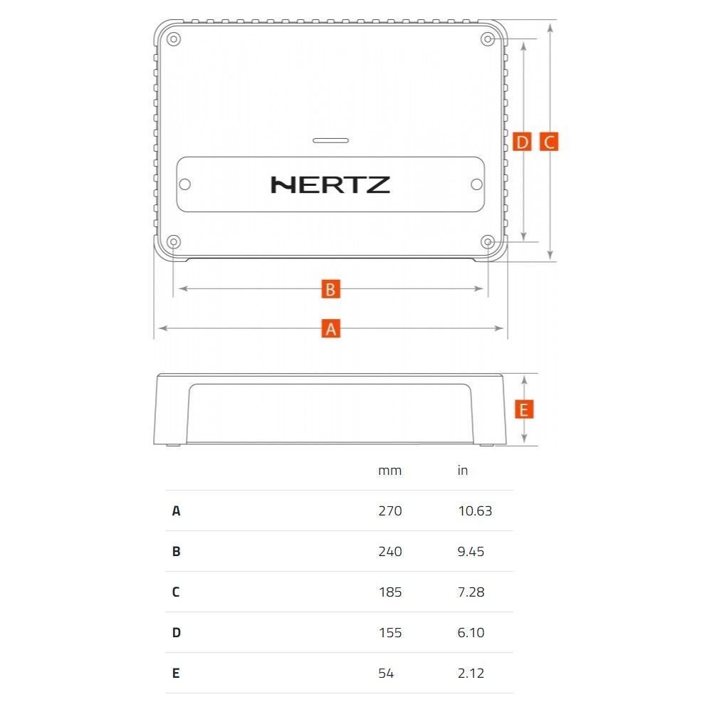Hertz 1260W Venezia V1 Marine Mono Amplifier - 24V