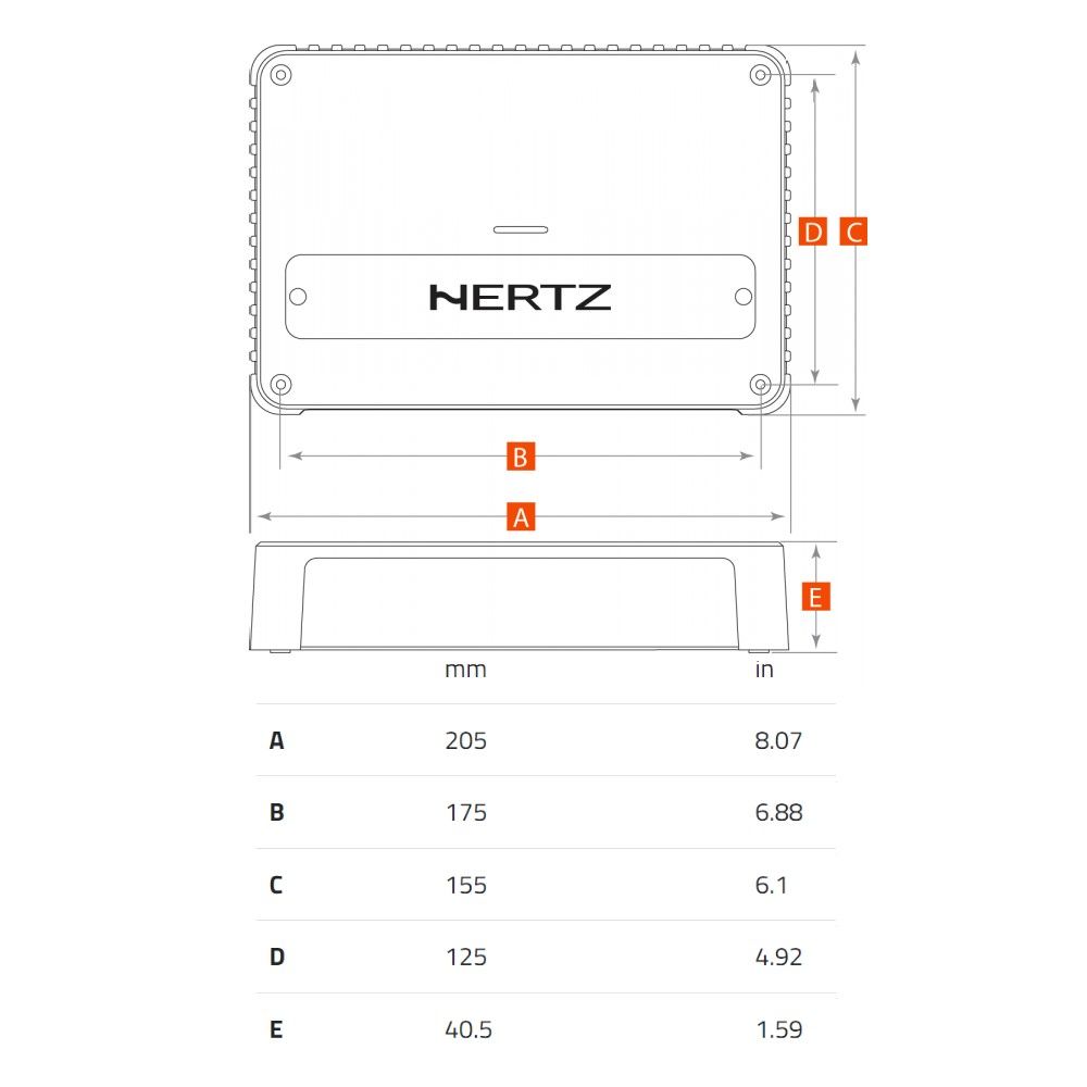 Hertz 760W Venezia V4C Marine 4-3-2 Channel Amplifier - 12V