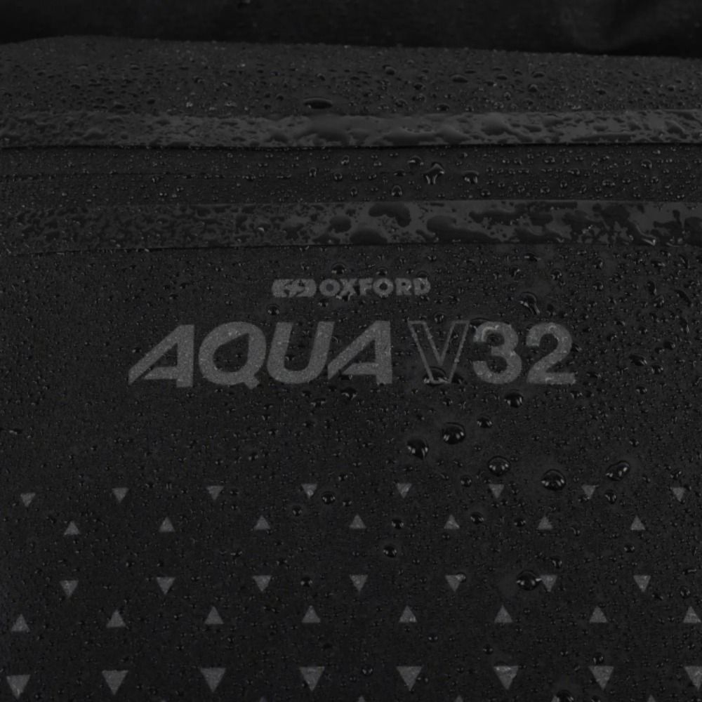 Oxford Aqua V 32 Extreme Visibility Double QR Pannier Bag - Black