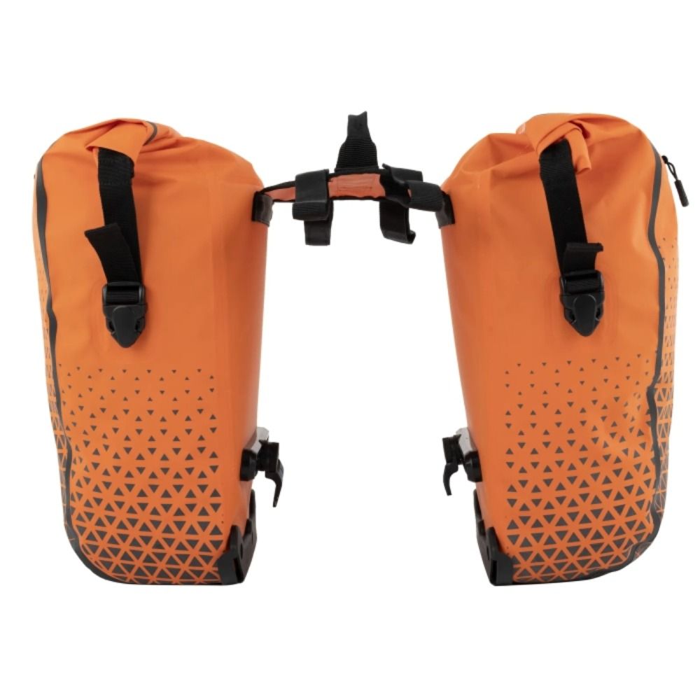 Oxford Aqua V 32 Extreme Visibility Double QR Pannier Bag - Orange