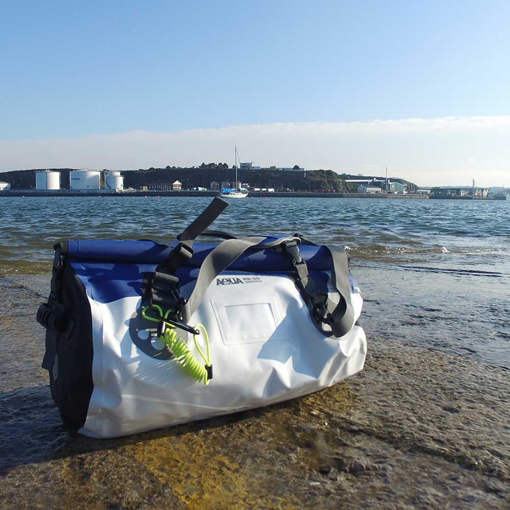 Oxford Aqua RB50 Roll Bag Blue/White