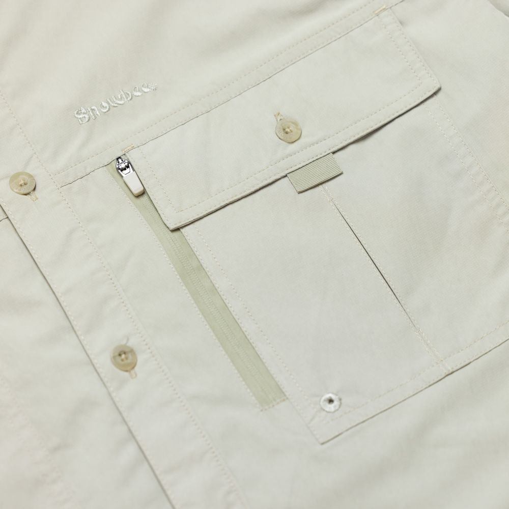 Snowbee Prestige Technical Fishing Shirt - Taupe