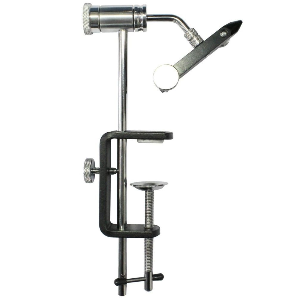 Snowbee Fly-Mate Fly-tying Clamp Vice - Standard - Silver/ Black