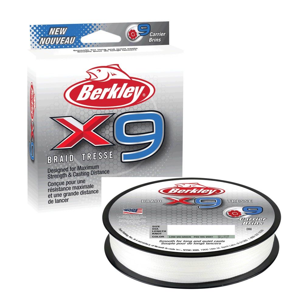 Berkley X9 9 Strand 300m Fishing Braid