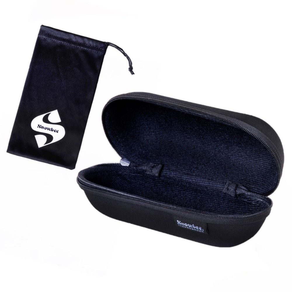 Snowbee Spectre Retro Full Frame Polarising Sunglasses - Black/Grey/Blue Mirror