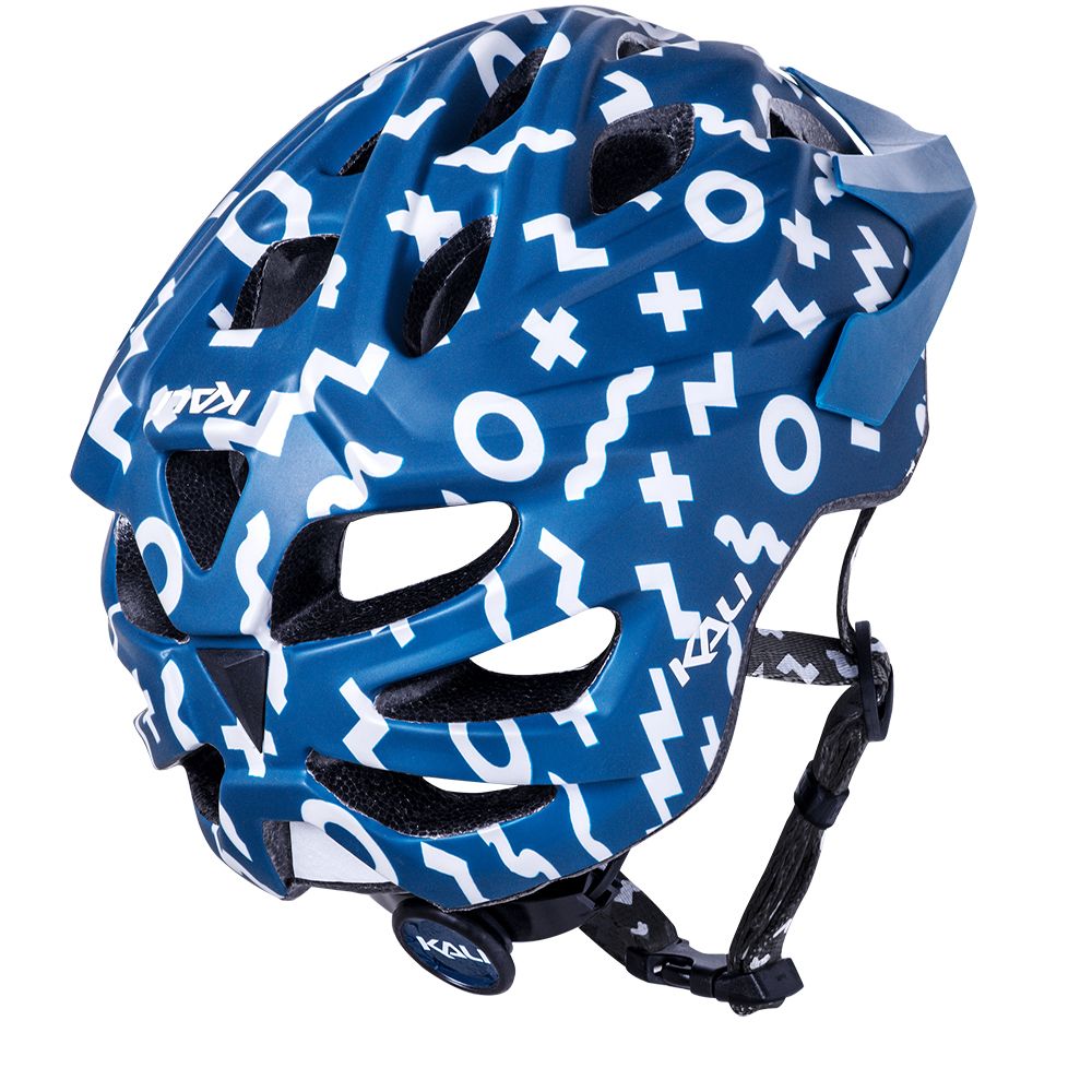 Kali Chakra Youth+ Helmet - Zwiggles Matt Teal / White