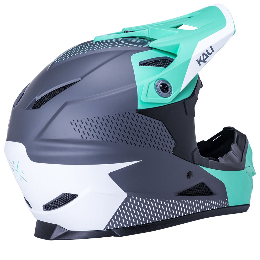 Kali Zoka Full Face Helmet - Dash Matt Seafoam / Grey