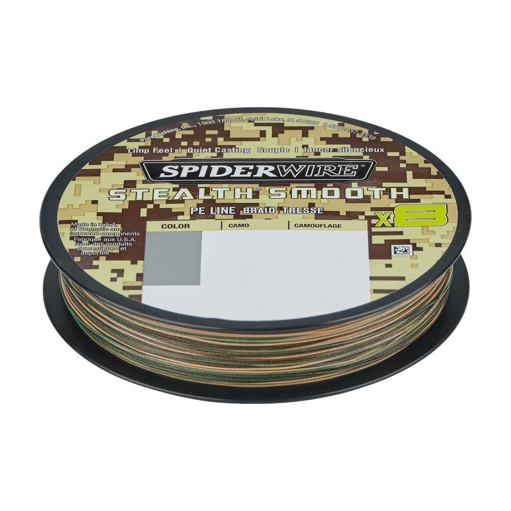 Spiderwire Stealth Smooth8 x8 PE Braid - 0.19mm 300m 18.0Kg - Camo